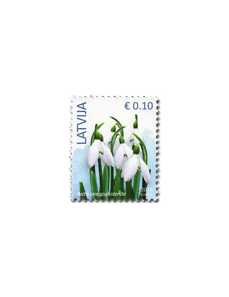 n° 977 - Timbre LETTONIE Poste