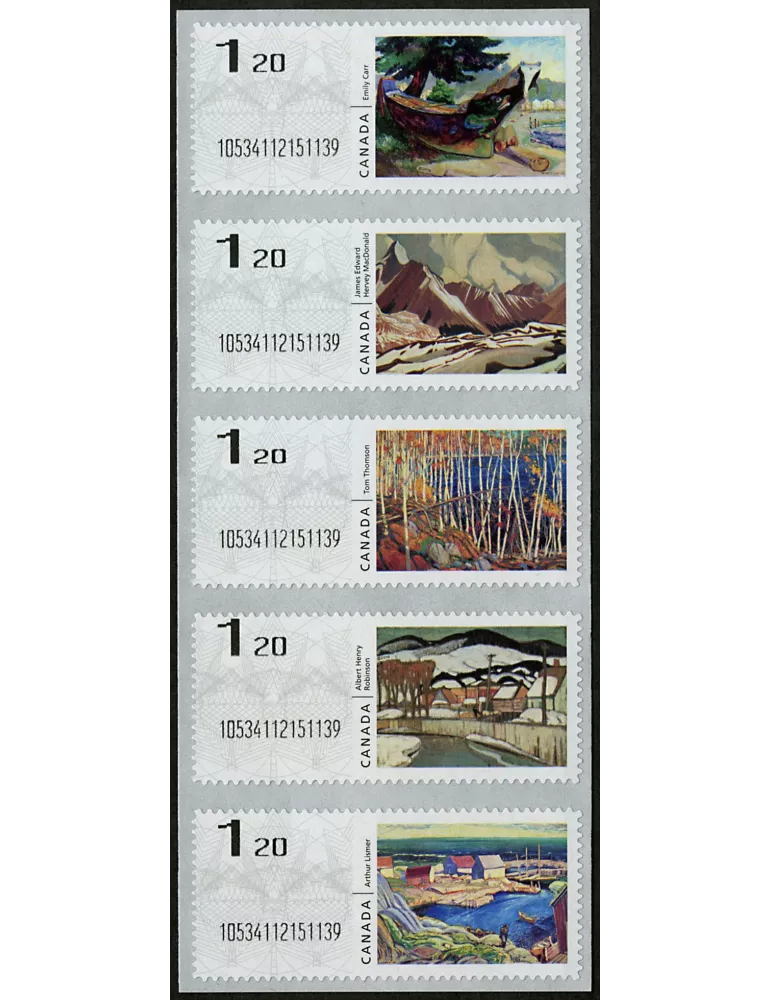 n° 7 - Timbre CANADA Timbres de distributeurs