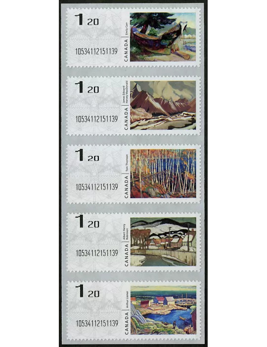n° 7 - Timbre CANADA Timbres de distributeurs