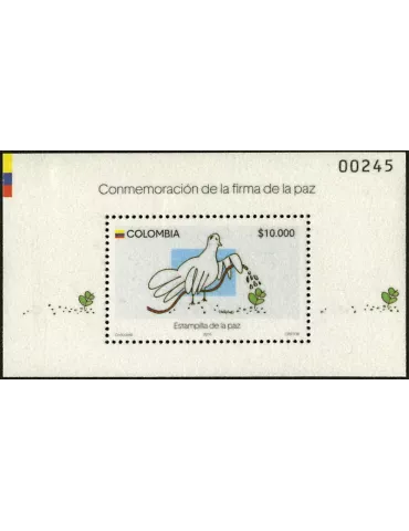 n° 82 - Timbre COLOMBIE Blocs et feuillets