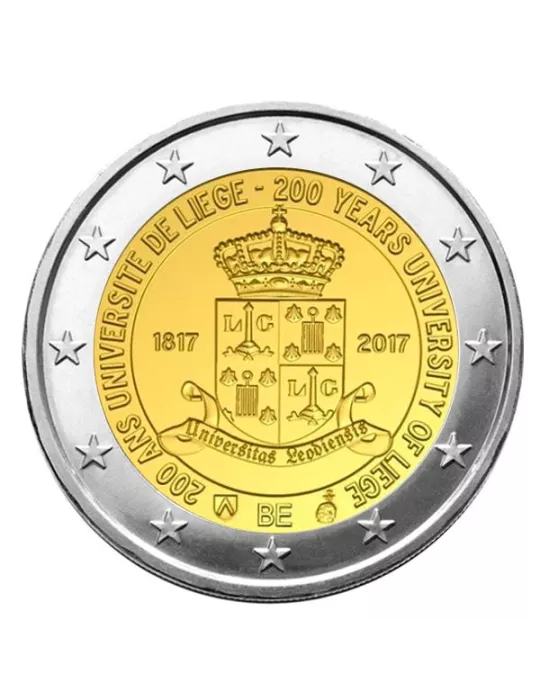 BU : 2 EURO COMMEMORATIVE 2017 : BELGIQUE - Université de Liège (Version flamande)