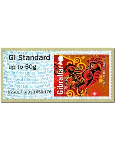 n° 35 - Timbre GIBRALTAR Timbres de distributeurs