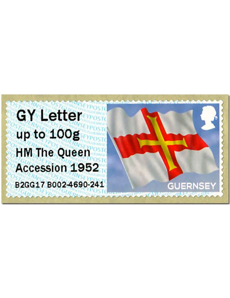 n° 29 - Timbre GUERNESEY Timbres de distributeurs