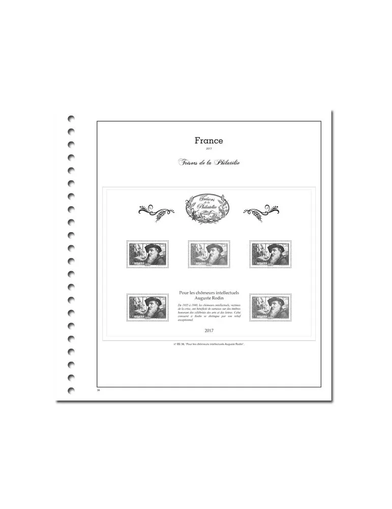 TRESORS DE LA PHILATELIE SC : 2017 (JEUX AVEC POCHETTES)