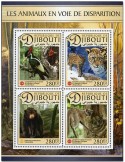 n° 1392 - Timbre DJIBOUTI Poste
