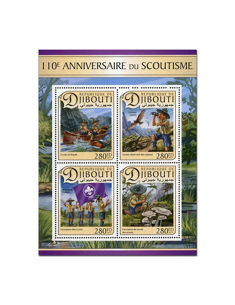 n° 1444 - Timbre DJIBOUTI Poste