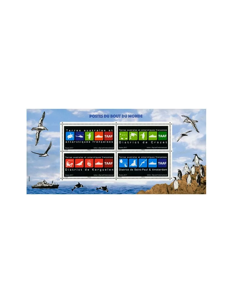 n° 1 - Timbre TAAF Bloc souvenirs