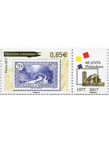 n° 795 - Timbre Andorre Poste