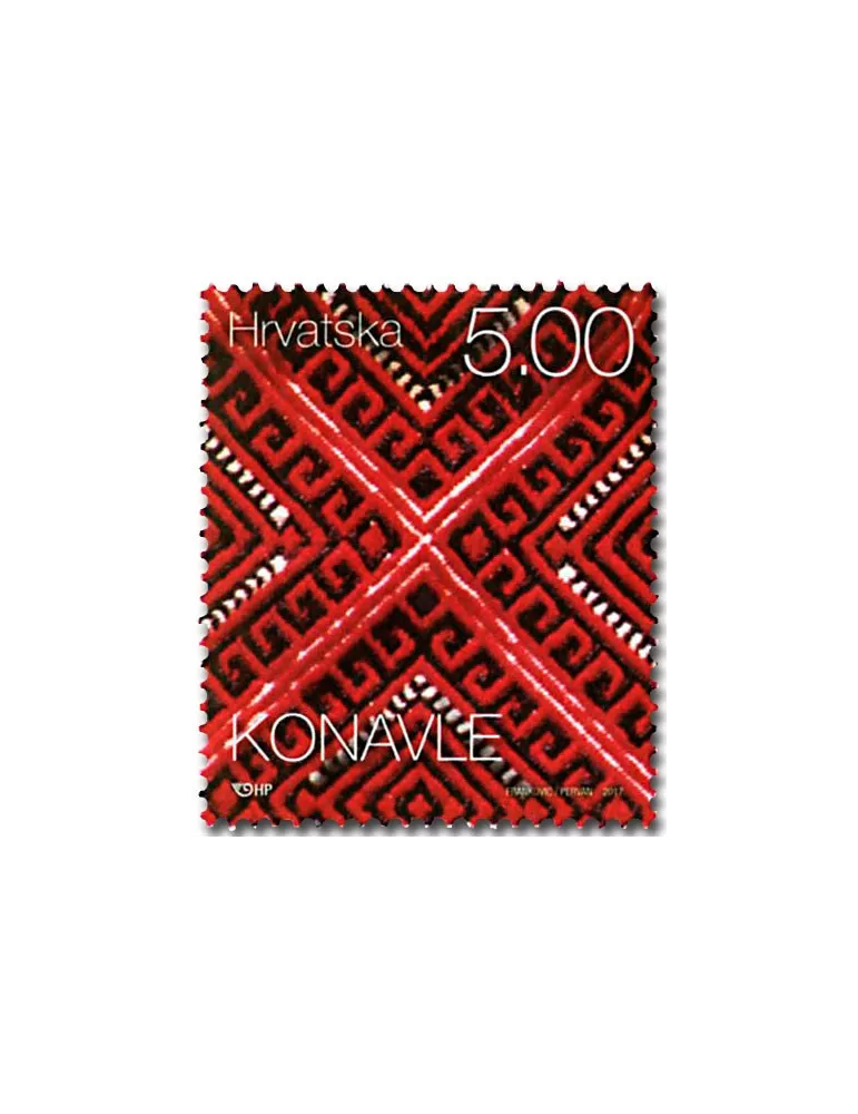 n° 1171 - Timbre CROATIE Poste