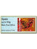n° 38 - Timbre GIBRALTAR Timbres de distributeurs