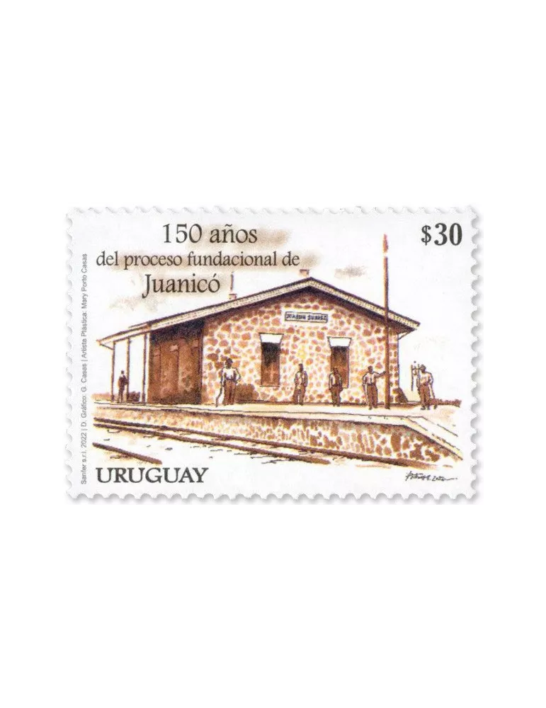 n° 3077 - Timbre URUGUAY Poste