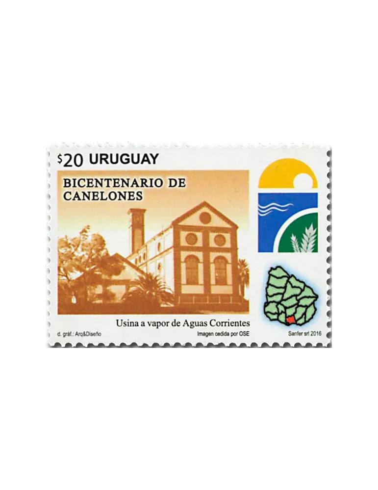 n° 2829 - Timbre URUGUAY Poste