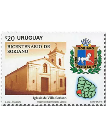 n° 2830 - Timbre URUGUAY Poste