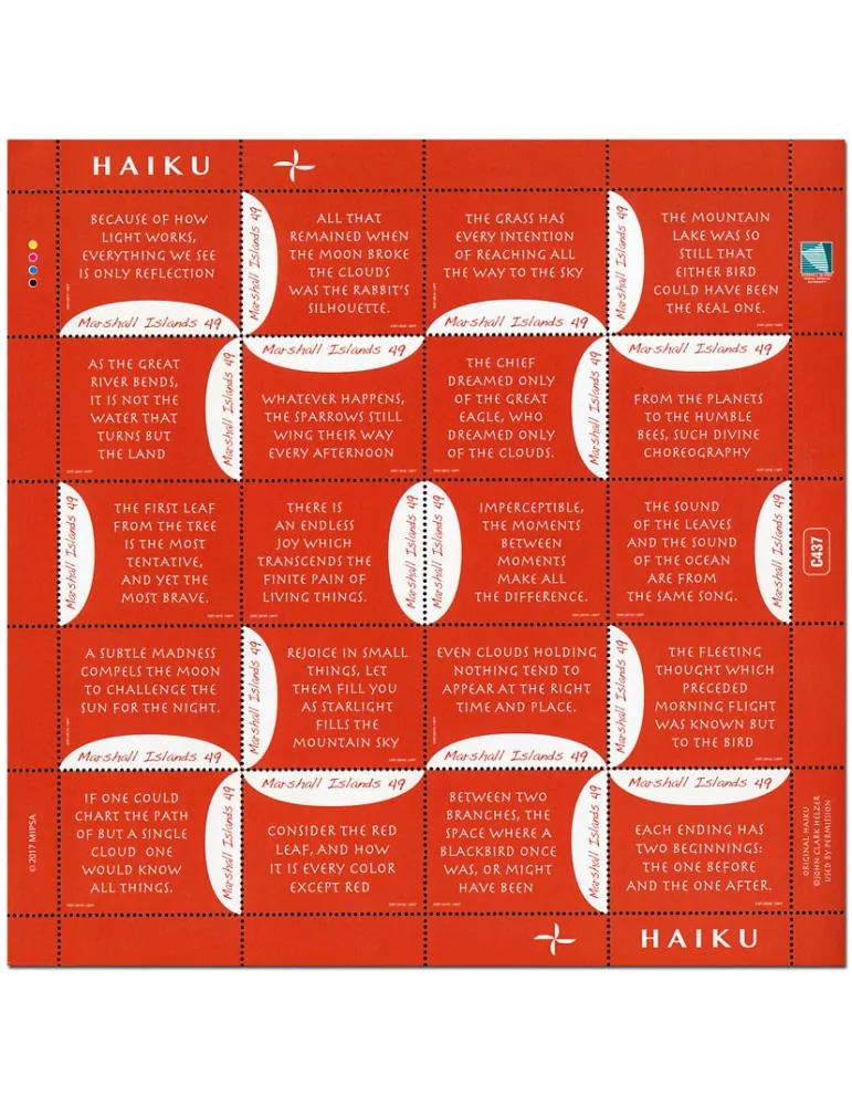 n° 3671/3690 - Timbre MARSHALL Poste