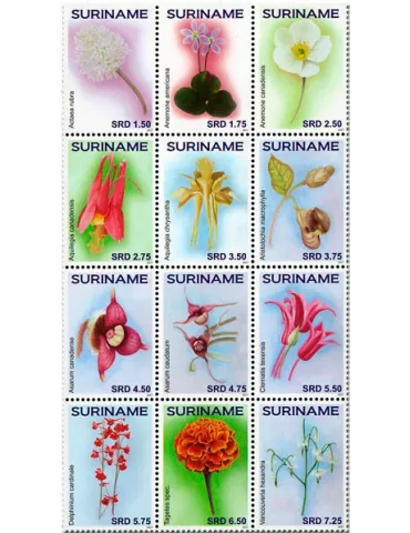 n° 2648/2659 - Timbre SURINAM Poste