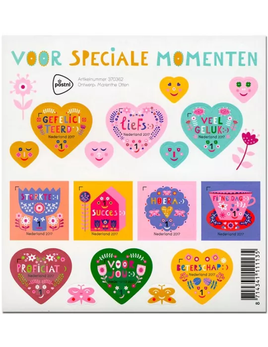 n° 3501/3510 - Timbre PAYS-BAS Poste