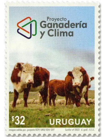 n° 3098 - Timbre URUGUAY Poste