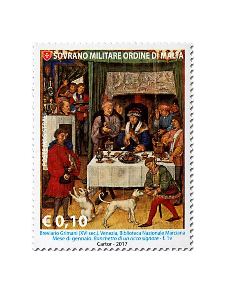 n° 1359/1365 - Timbre ORDRE de MALTE Poste