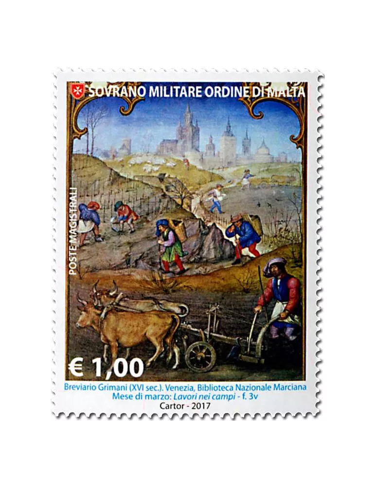 n° 1359/1365 - Timbre ORDRE de MALTE Poste