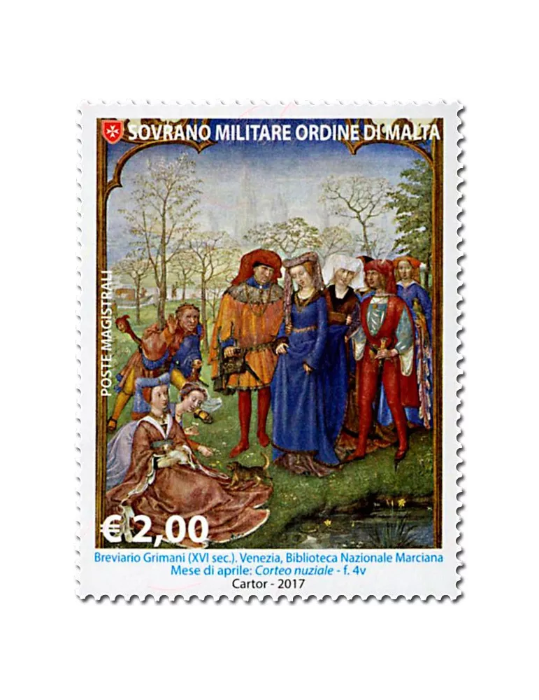 n° 1359/1365 - Timbre ORDRE de MALTE Poste