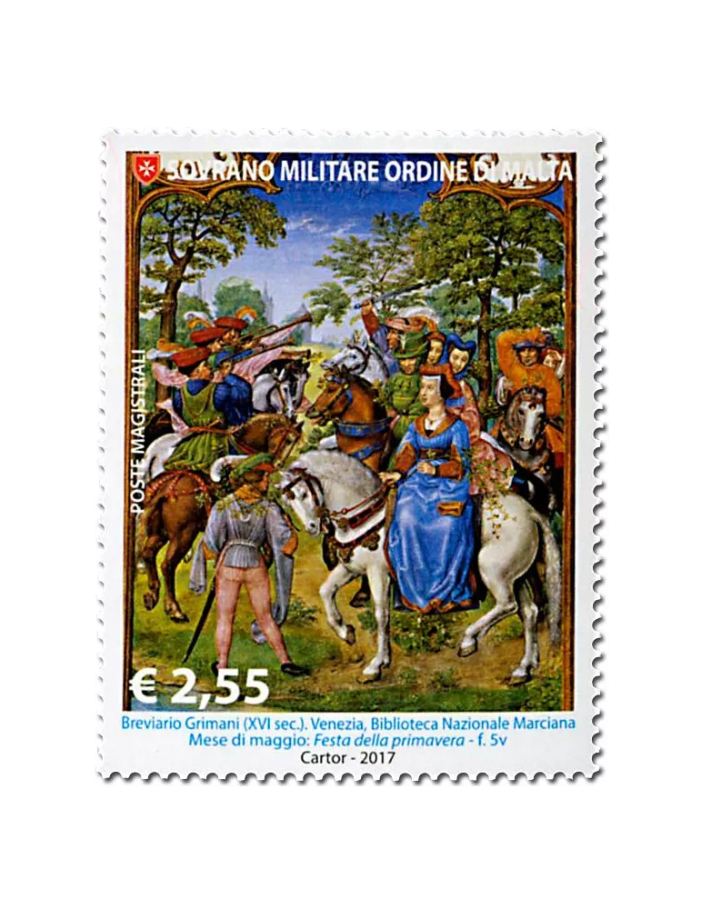 n° 1359/1365 - Timbre ORDRE de MALTE Poste