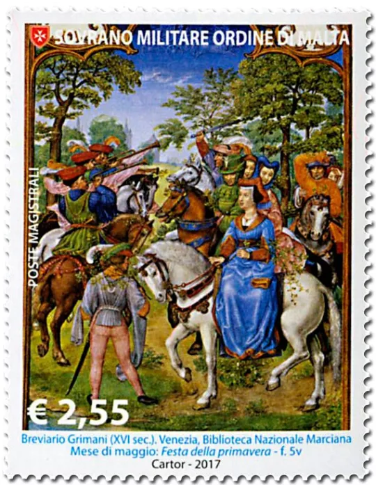 n° 1359/1365 - Timbre ORDRE de MALTE Poste