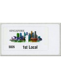 n° 14 - Timbre SINGAPOUR Timbres de distributeurs