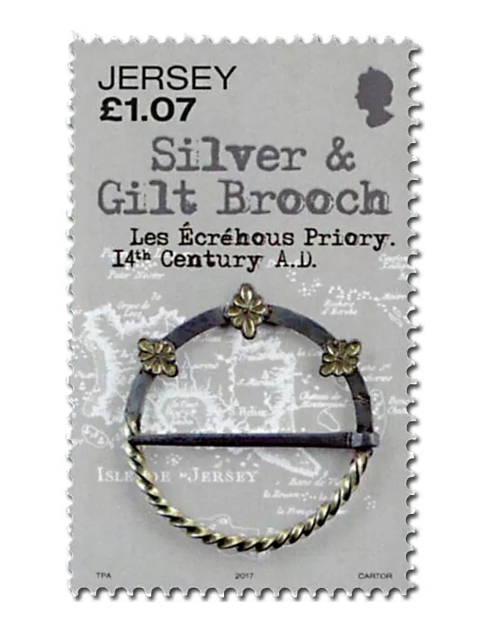 n° 2186/2193 - Timbre JERSEY Poste