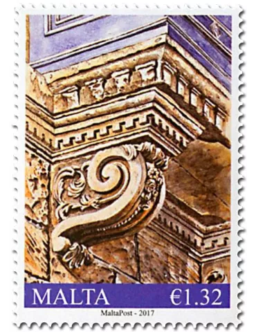 n° 1866/1868 - Timbre MALTE Poste 2