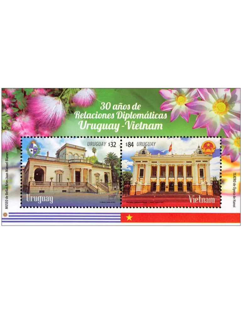 n° 157 - Timbre URUGUAY Blocs et feuillets