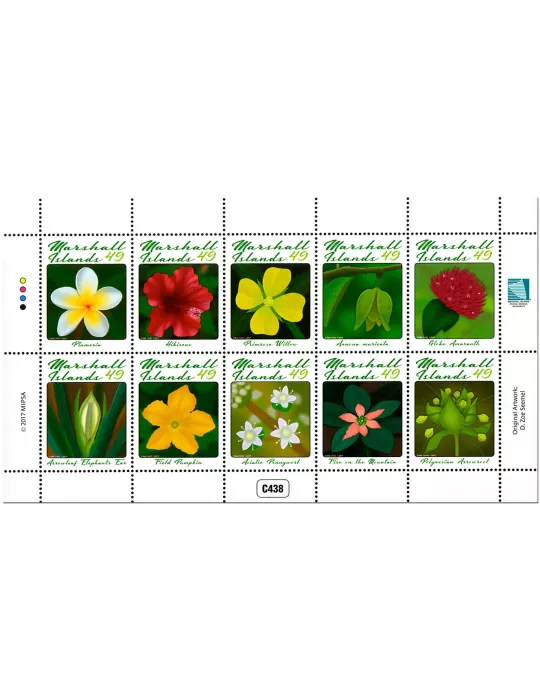 n° 3691/3700 - Timbre MARSHALL Poste