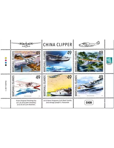 n° 3701/3705 - Timbre MARSHALL Poste