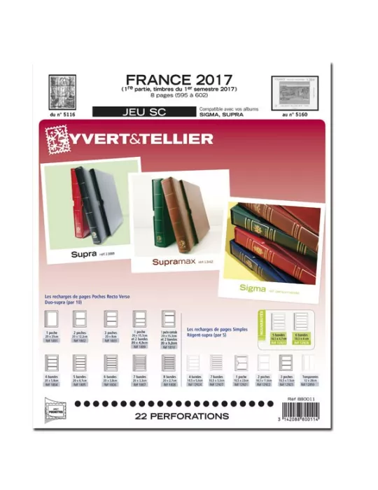 FRANCE SC : 2017 - 1ER SEMESTRE (JEUX AVEC POCHETTES)