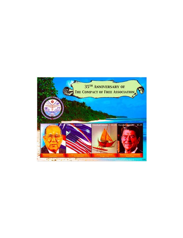 n° 4257/4260 - Timbre MARSHALL Poste