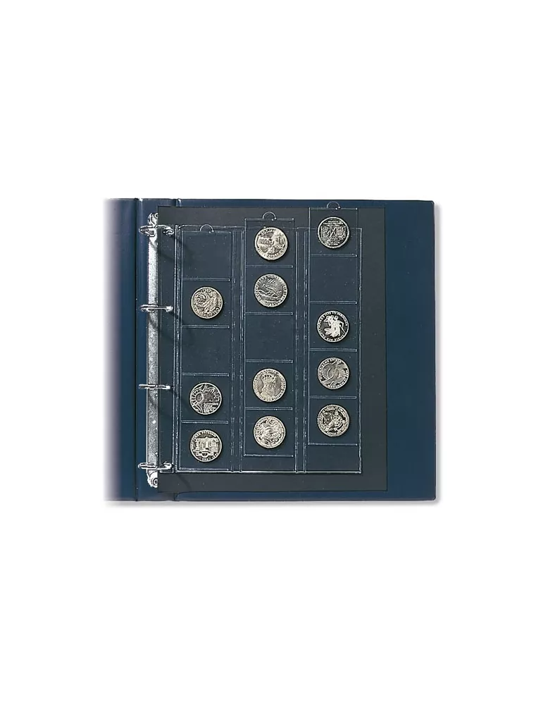 FEUILLES COMPACT A4 ( MONNAIES : Ø jusqu´à 44mm) - SAFE® (x2)