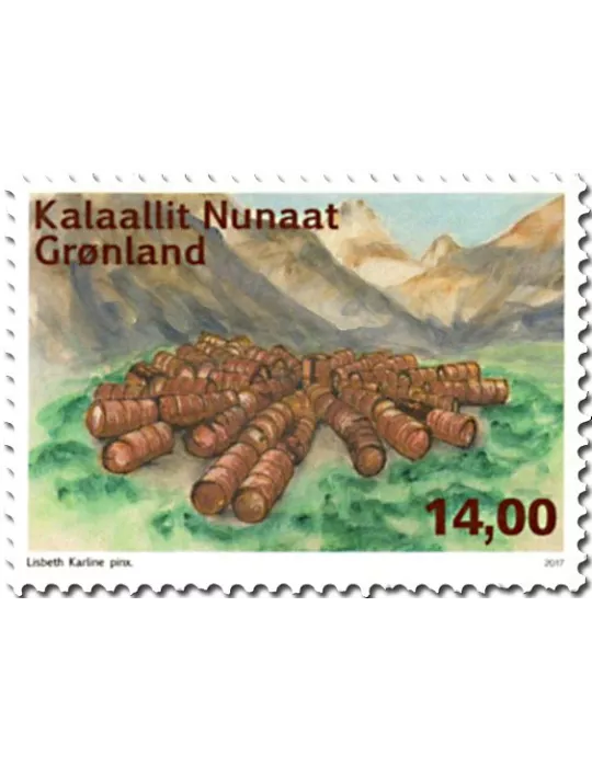 n° 732/733 - Timbre GROENLAND Poste