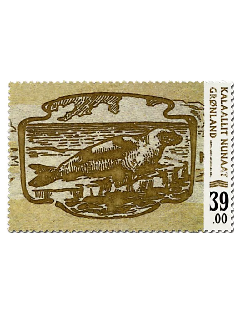 n° 735/736 - Timbre GROENLAND Poste