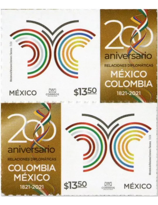 n° 3293/3294 - Timbre MEXIQUE Poste