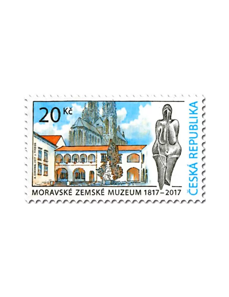 n° 841 - Timbre TCHEQUE (République) Poste