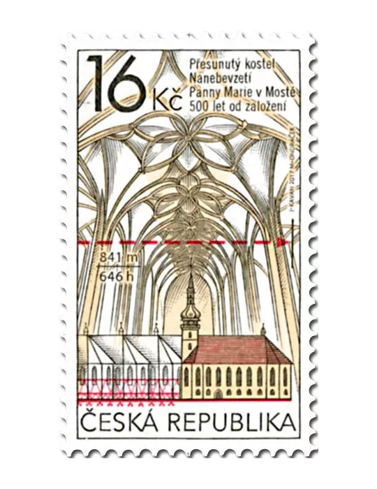 n° 842 - Timbre TCHEQUE (République) Poste