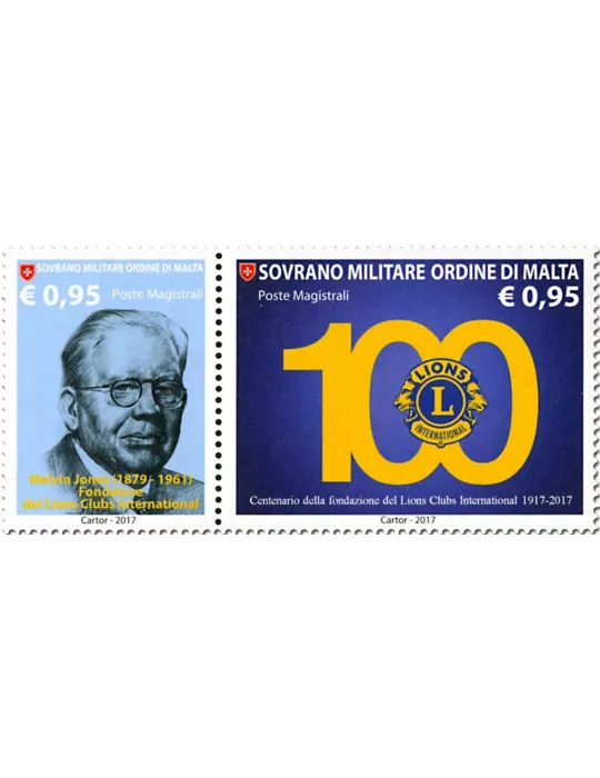 n° 1373/1374 - Timbre ORDRE de MALTE Poste