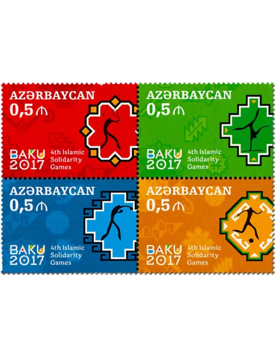 n° 955/958 - Timbre AZERBAIDJAN Poste