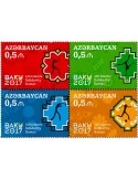 n° 955/958 - Timbre AZERBAIDJAN Poste