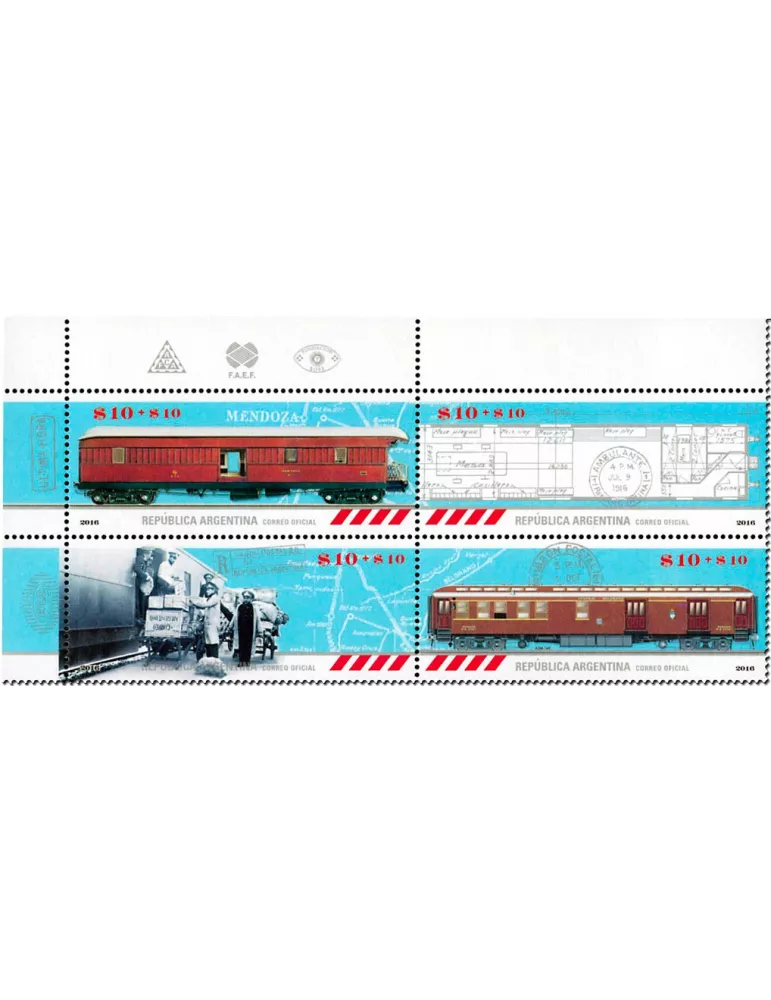 n° 3152/3155 - Timbre ARGENTINE Poste