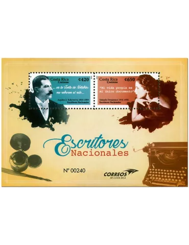 n° 51 - Timbre COSTA RICA Blocs et feuillets