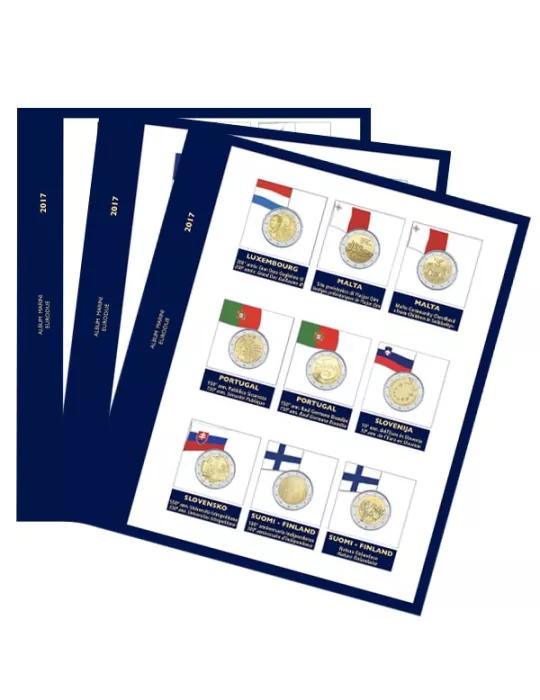 Recharges 2 EUROS commémoratifs 2017 - MARINI®