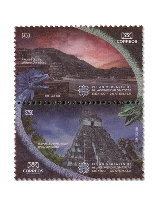 n° 3414/3415 - Timbre MEXIQUE Poste