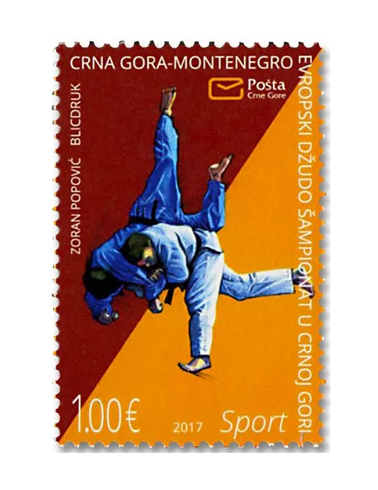 n° 407 - Timbre MONTENEGRO Poste