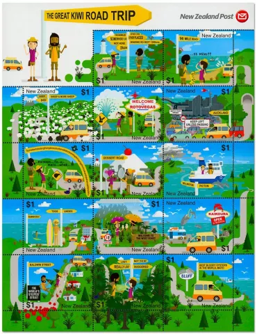 n° 3319/3332 - Timbre NOUVELLE-ZELANDE Poste