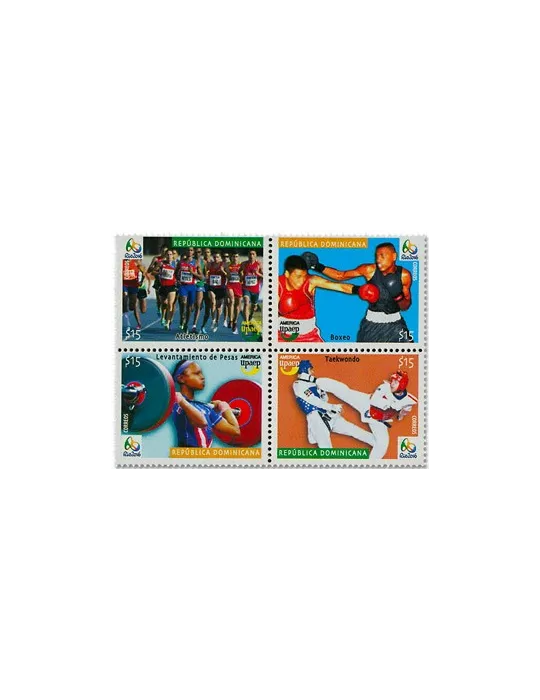 n° 1920/1923 - Timbre DOMINICAINE Poste